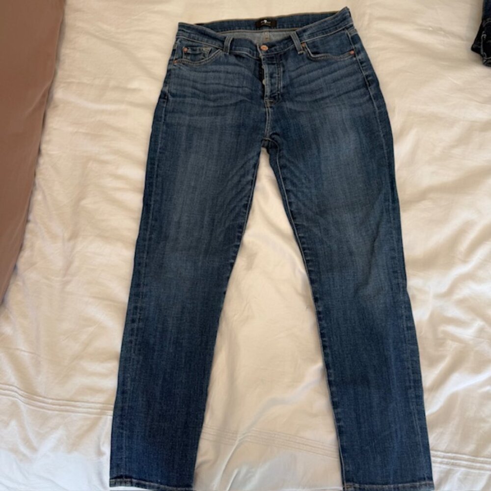 Great condition 7 for all mankind jeans, women's, size 28, Josefina